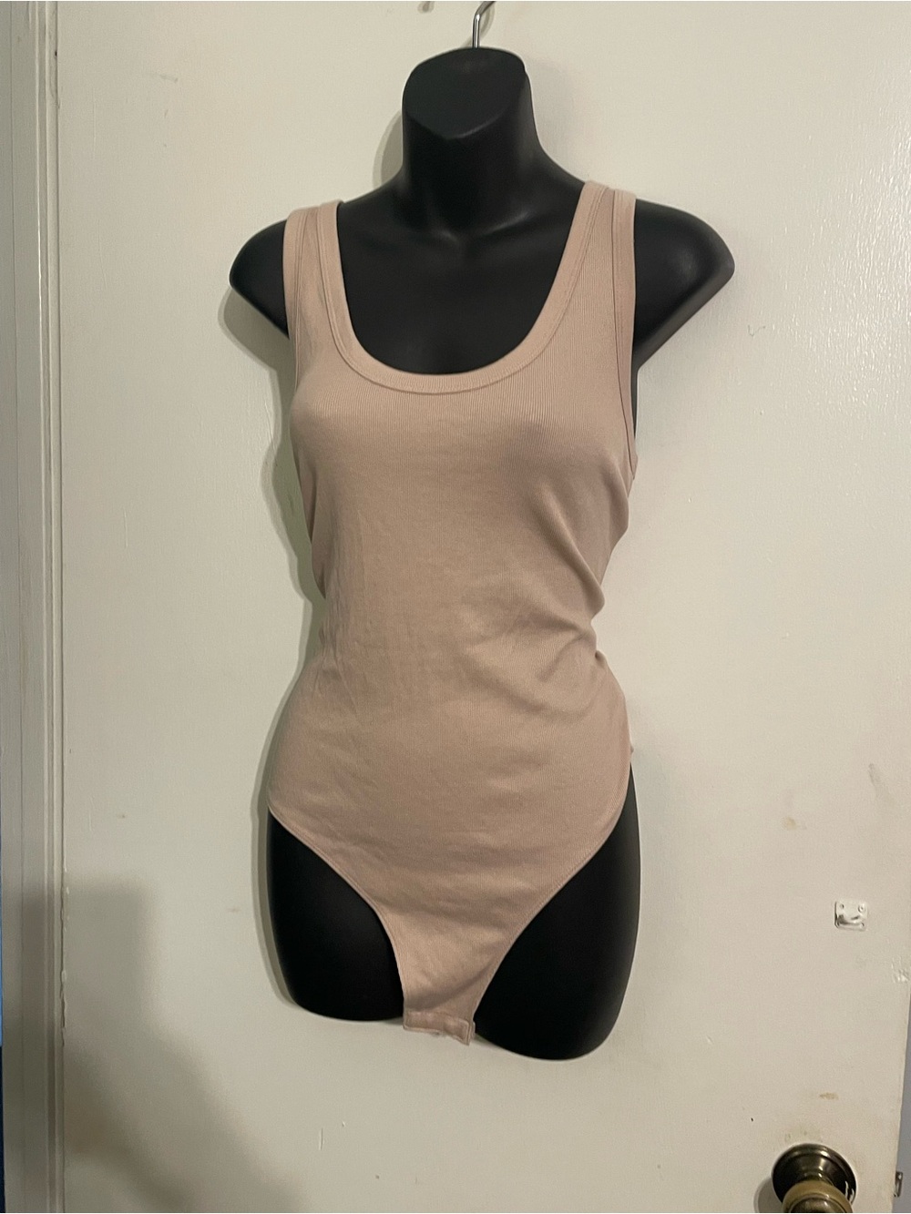 a new day Blush Scoop Neck Ribbed Bodysuit